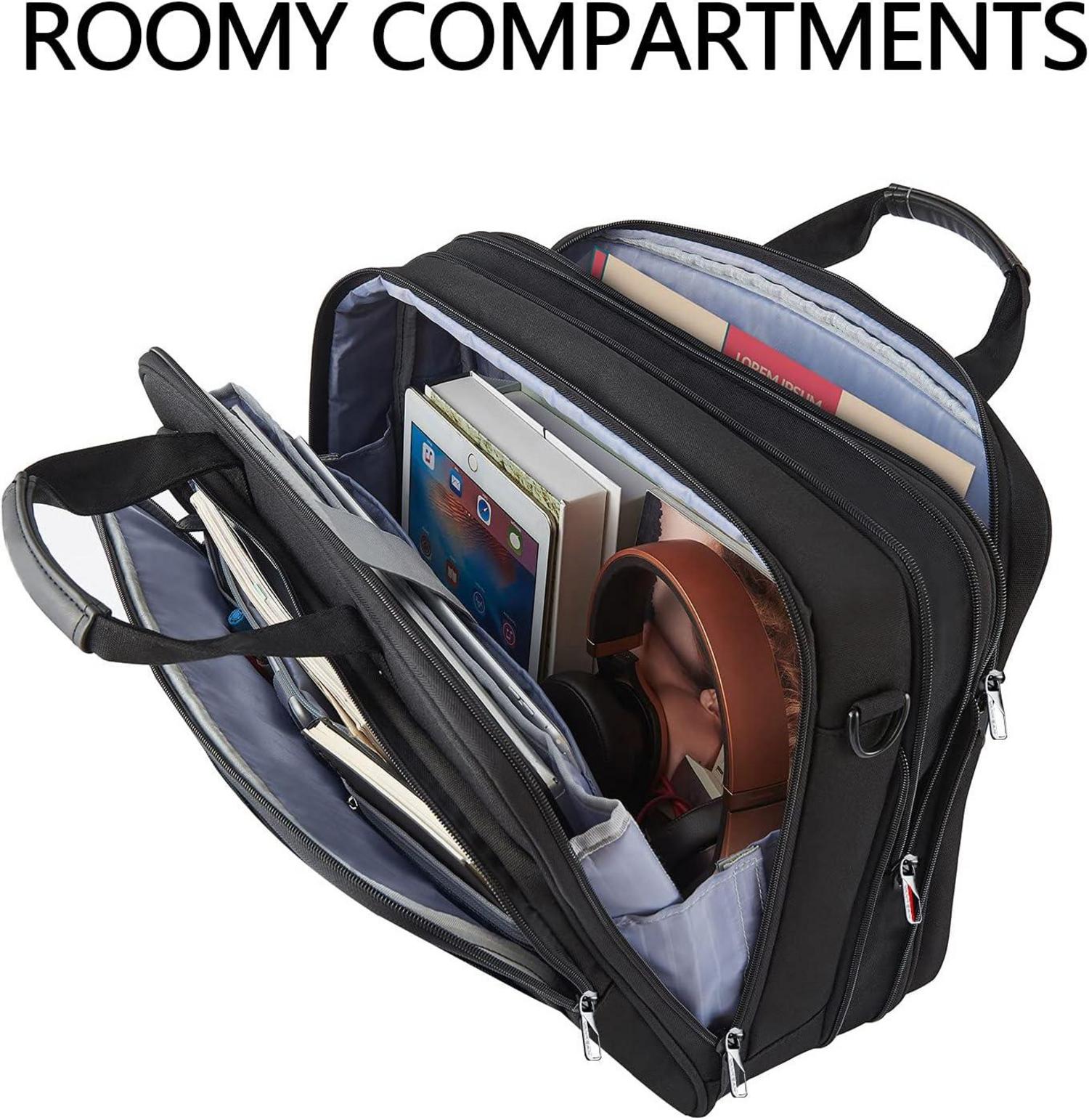 VANKEAN Laptop-Tasche 18-Zoll XXL Wasserdicht Schwarz