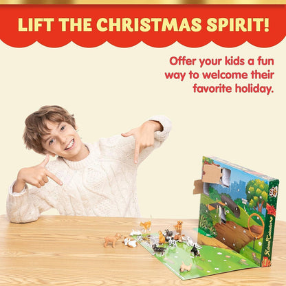 Weihnachts-Adventskalender 2024 mit Hund und