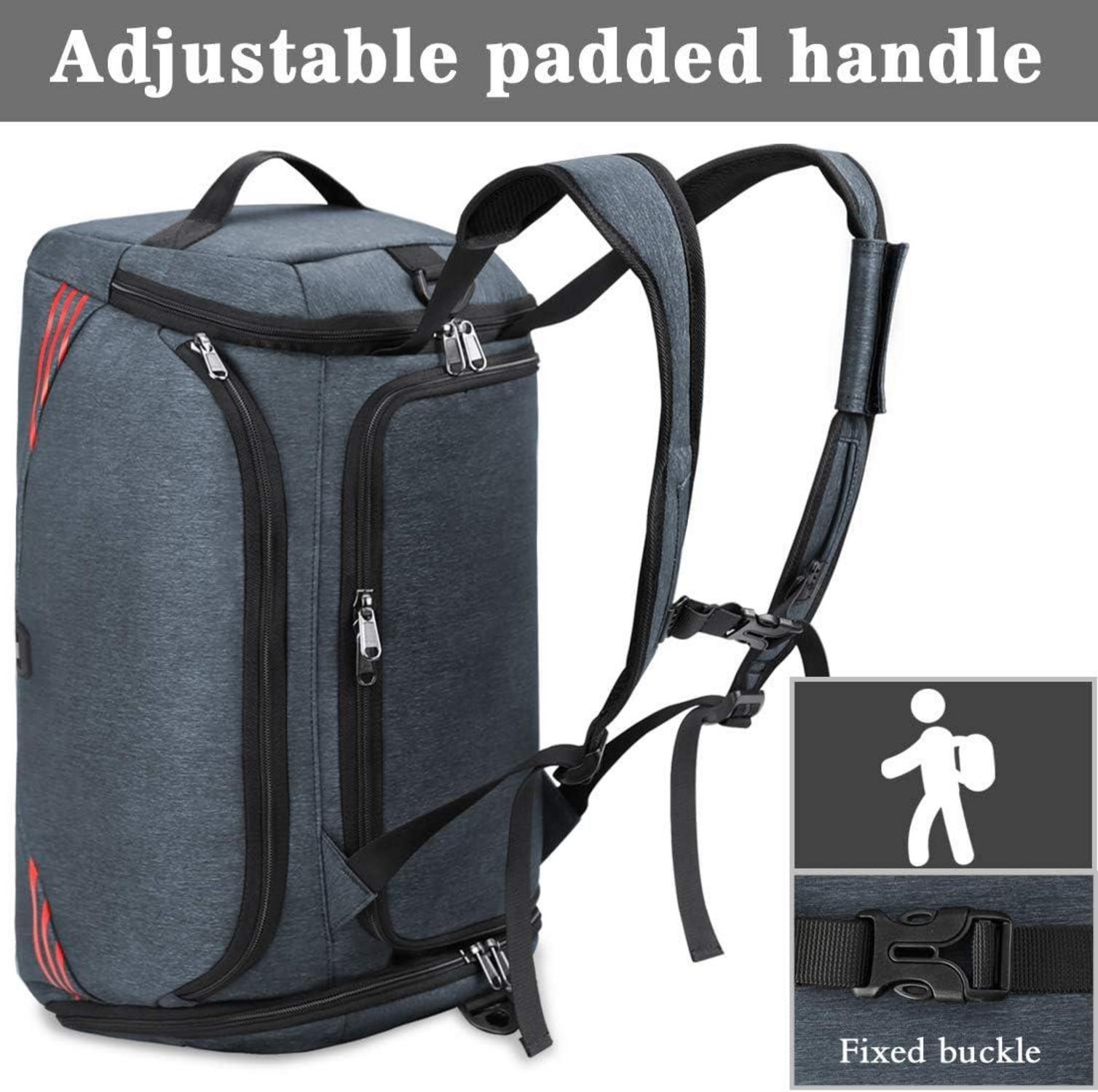 Sporttasche Reisetasche mit Schuhfach 40L Groß Fitness Trainingstasche