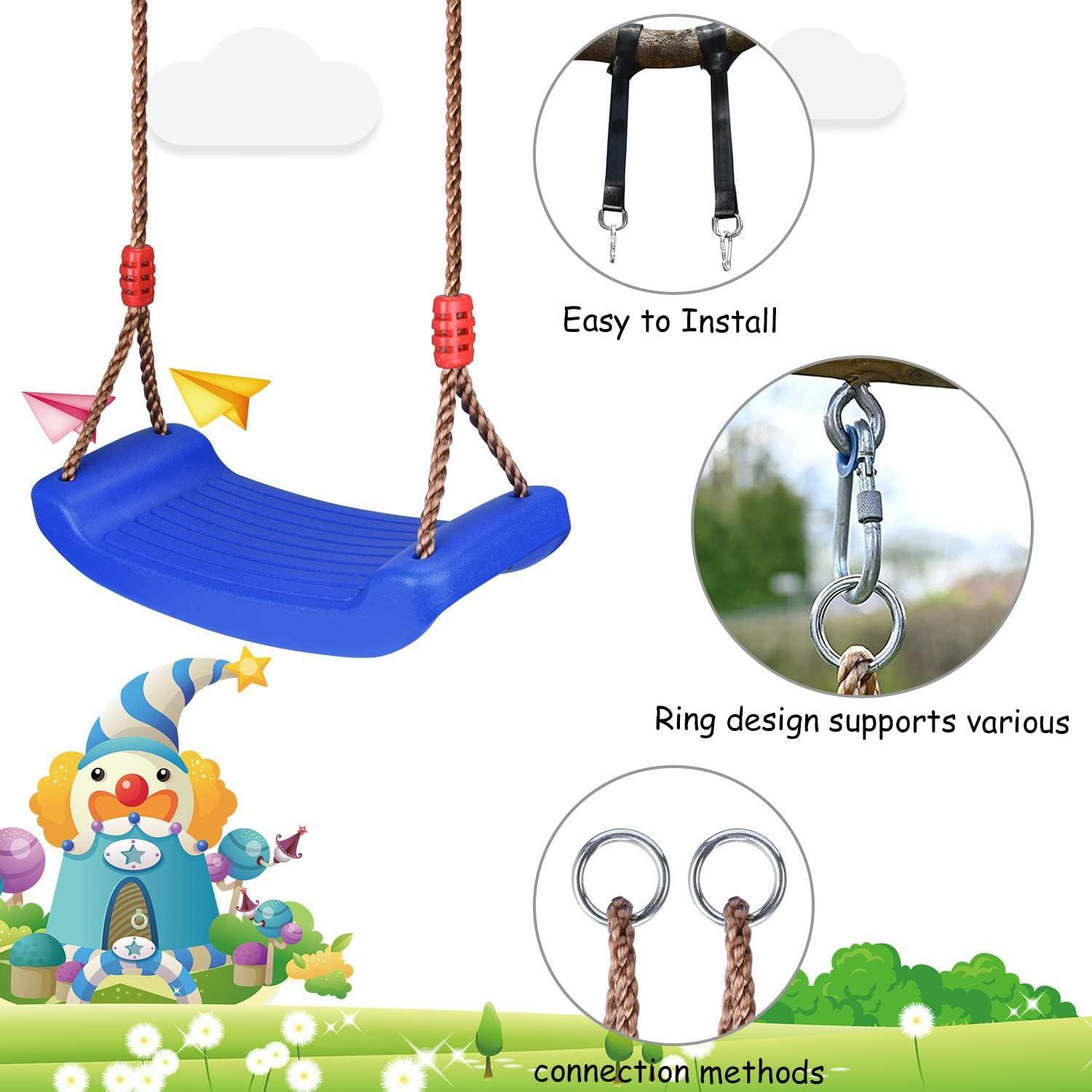 Schaukel für Kinder Garten Indoor Outdoor Höhenverstellbar rutschfest