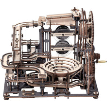 ROKR Kugelbahn Bausatz 3D Holzpuzzle mit 10 Stahlkugeln