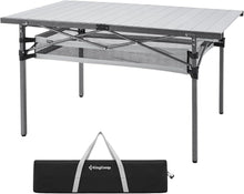 Klappbarer Campingtisch Aluminiumrahmen Tischplatte faltbar bis 80 kg
