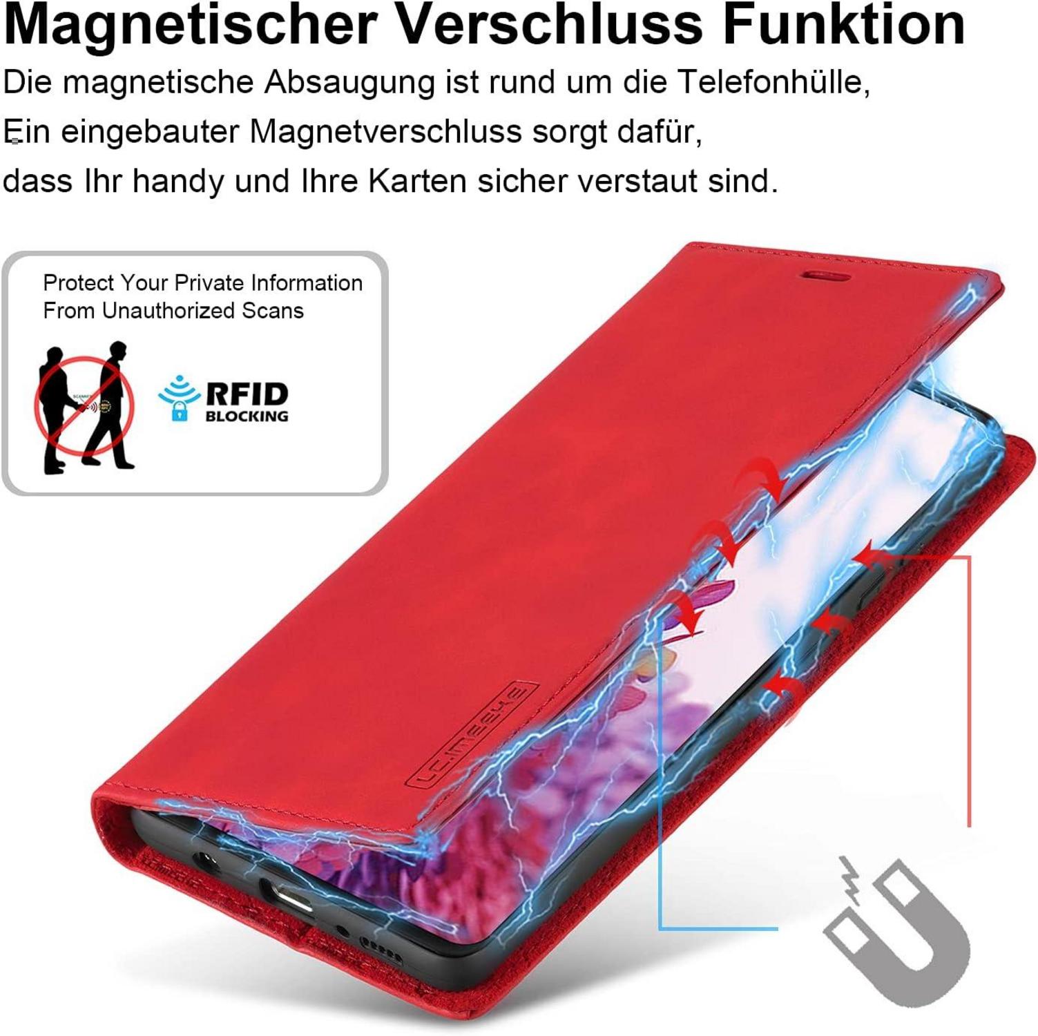 2023 Upgraded S20 FE Handyhülle Samsung Galaxy S20 FE Leder Case