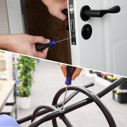 WORKPRO Schraubendreher Set 6-tlg Magnetisch aus Cr-V Stahl