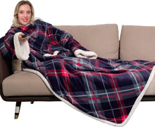 Kuscheldecke mit Ärmeln für