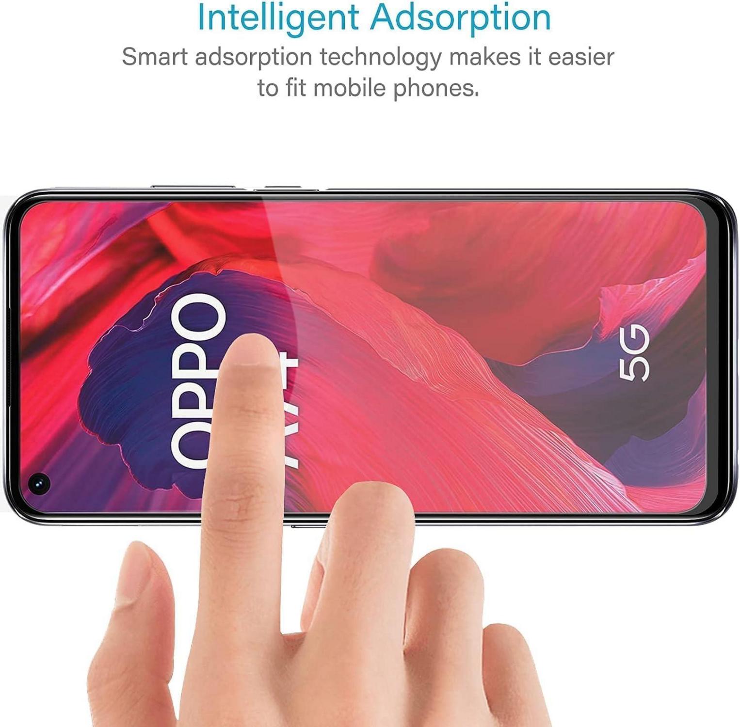 Panzer Schutz Glas für Oppo A54 5G A74 5G 2 Stück Transparency