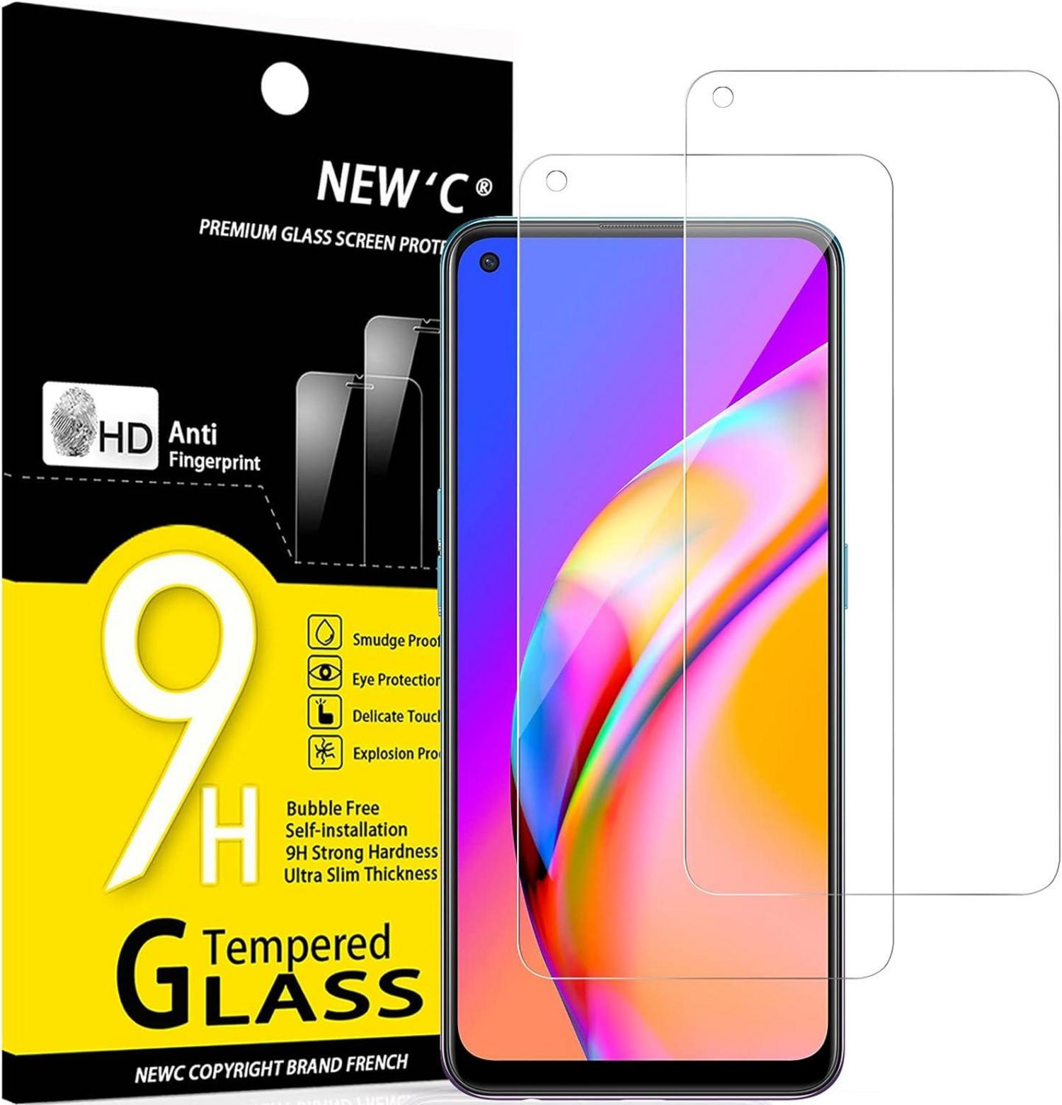 Panzer Schutzglas Oppo A74 4G A94 5G 9H Härte 0.33mm Ultra-klar