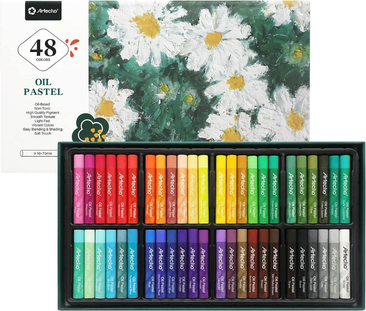 Ölpastellkreide Set lichtecht Mischen Schattieren Brillante Farben