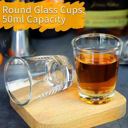 24er Schnapsgläser Set 60ml für Männer Tequila Barware