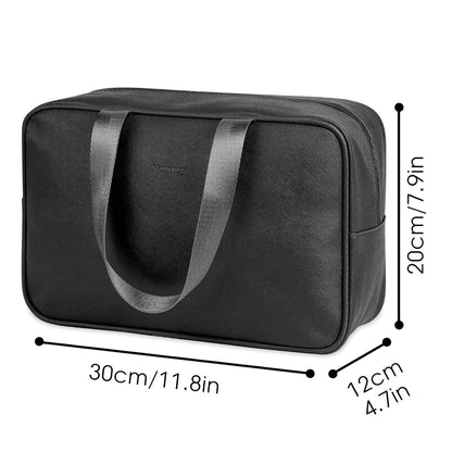 Narwey Großer Kulturbeutel Schwarz Damen Make-up Organizer