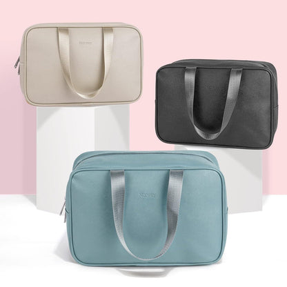 Große Kosmetiktasche Schwarz Damen Reise Organizer Makeup Tasche