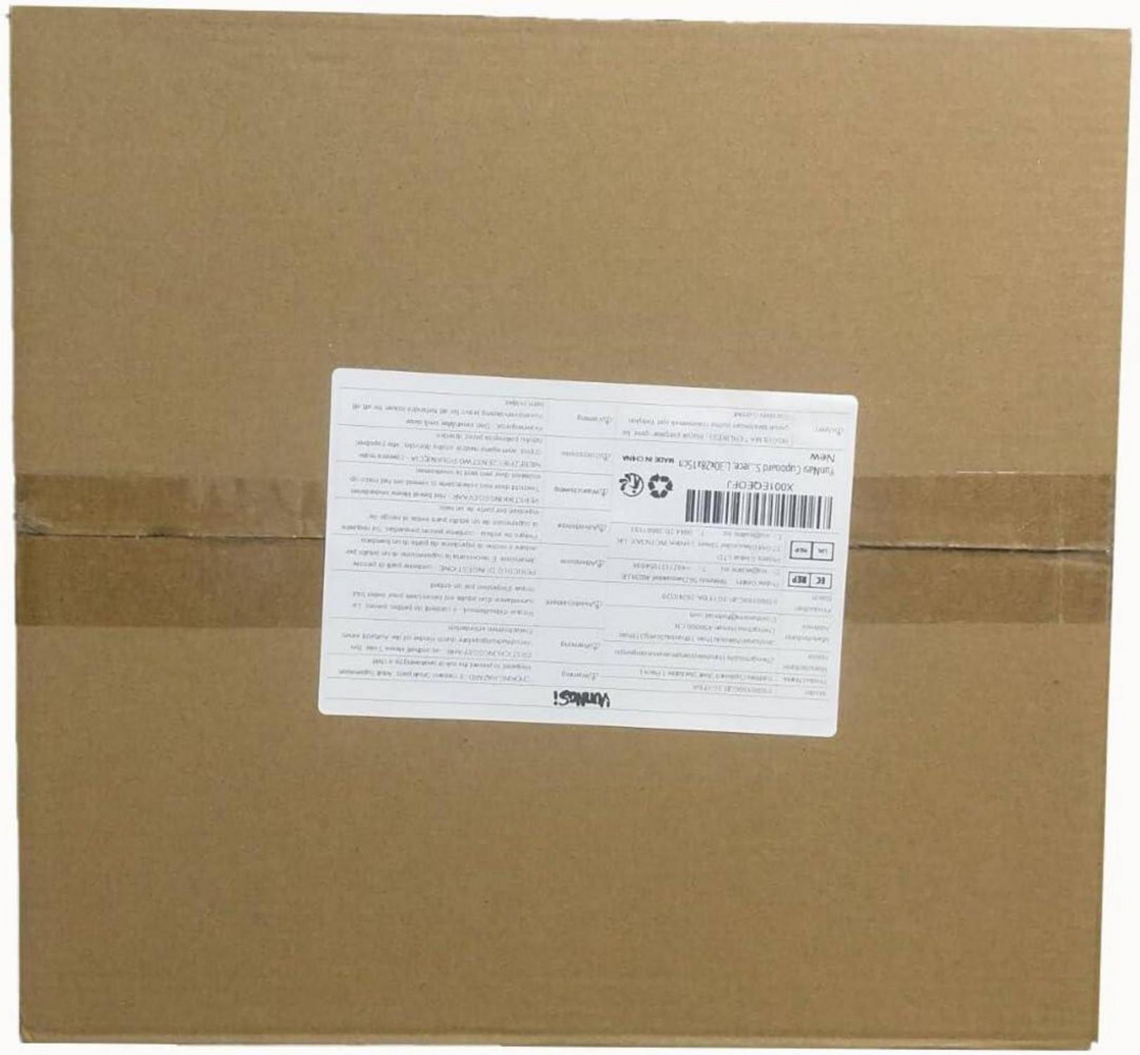 YunNasi Schrankregal Stapelbar Edelstahl Küchenregal Organizer 30x28x15cm