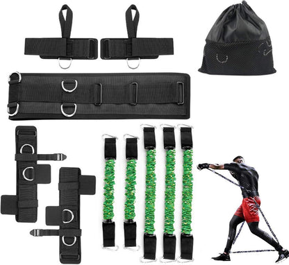 Widerstandsbänder Boxen Resistance Bands Set 300lbs Grün