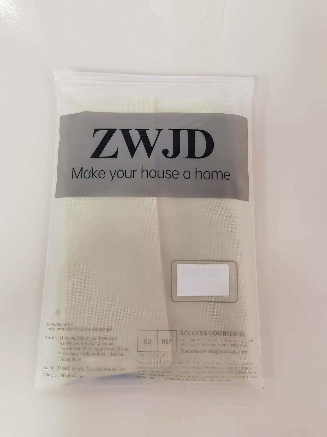 Kissenbezüge 40x40 Grau 4er Set Leinen Deko für Sofa Bett Garten