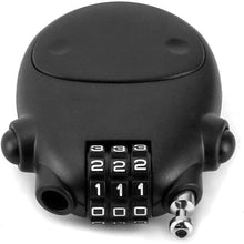 Kabelschloss mit 3 Zahlenscheiben 77cm Stahlseil für