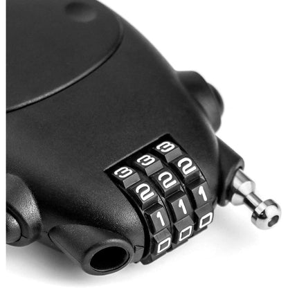 Kabelschloss mit 3 Zahlenscheiben 77cm Stahlseil für