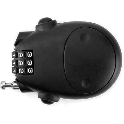 Kabelschloss mit 3 Zahlenscheiben 77cm Stahlseil für