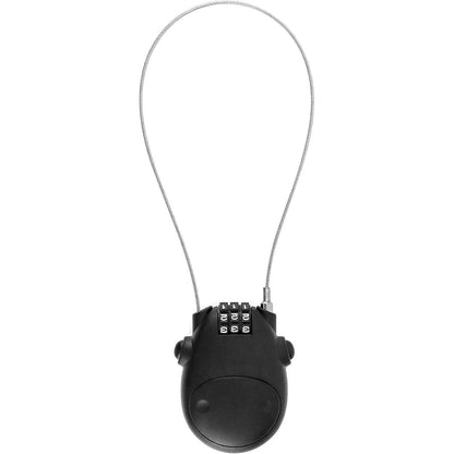 Kabelschloss mit 3 Zahlenscheiben 77cm Stahlseil für