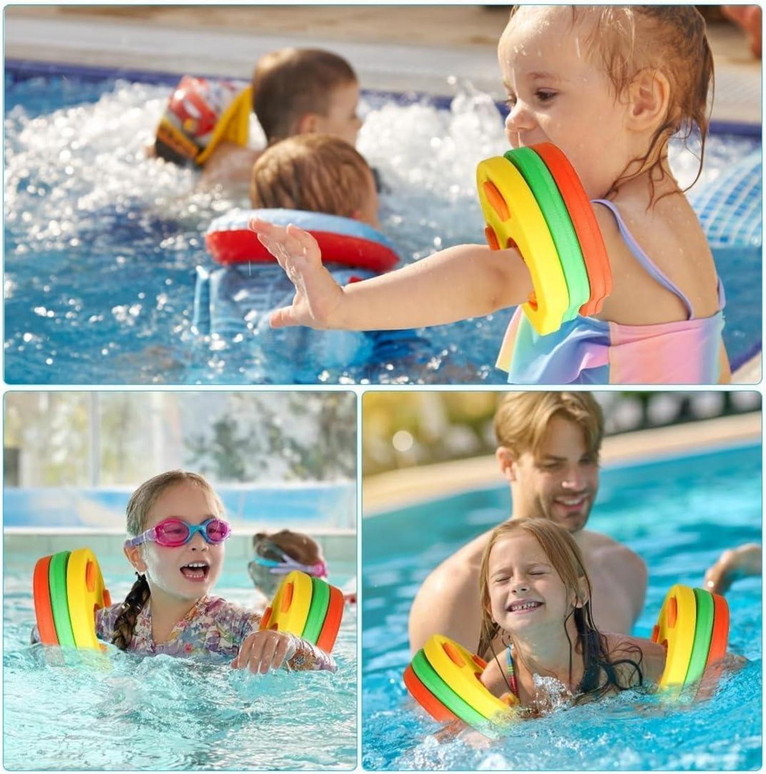 Premium Schwimmscheiben Kinder 3-7 Jahre 6 Stück Schwimmlernhilfe
