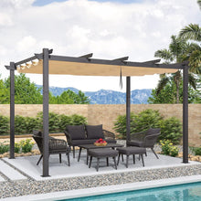 PURPLE LEAF Aluminium Pergola 3x3.65m Wasserdicht UV-Schutz