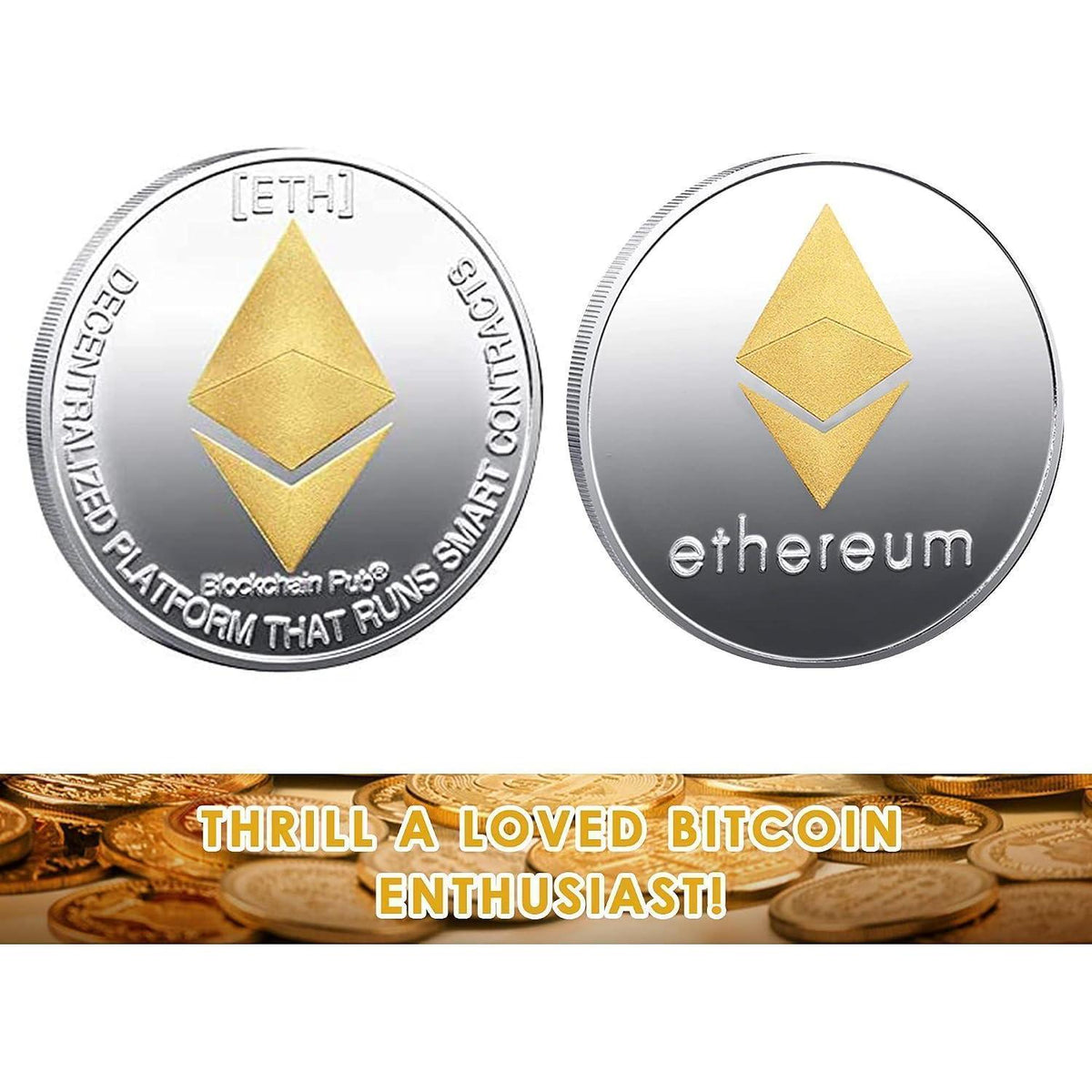 Kryptowährungs-Sammler Set – 6er Pack Bitcoin, Ethereum & Co.