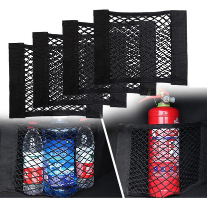 Einesin Kofferraumnetz 4er Set Auto Gepäcknetz 30 x 25cm
