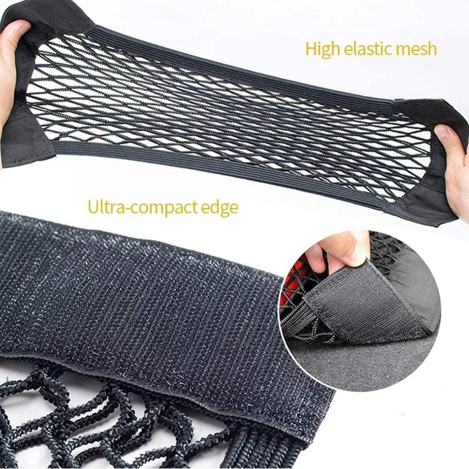 Auto Kofferraum Netztasche 4er Set 30x25cm Elastisch Schutznetz