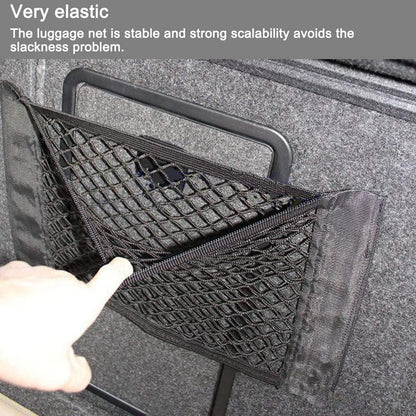 Kofferraum Netztasche 4 Stück Auto Gepäcknetz 30x25cm Elastisch Schutznetz