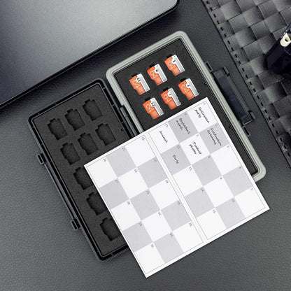JJC Wasserdichter 30-Slot Micro SD Kartenhalter & Aufbewahrung