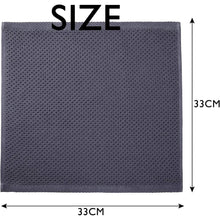 6er Set Baumwolltücher 33x33cm Grau - Spültücher für