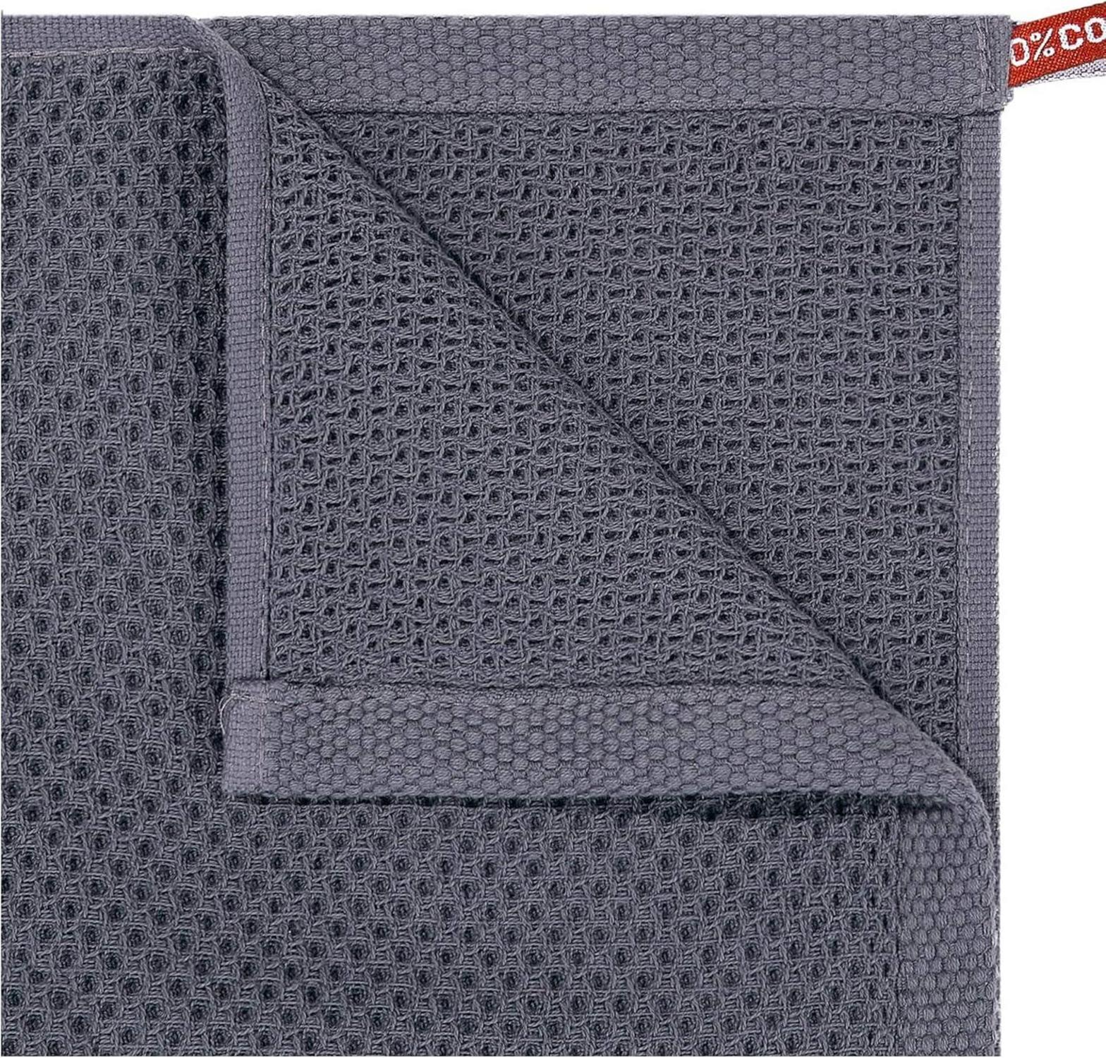 6er Set Baumwoll Spültücher 33x33cm Grau - Waschbar & Saugfähig