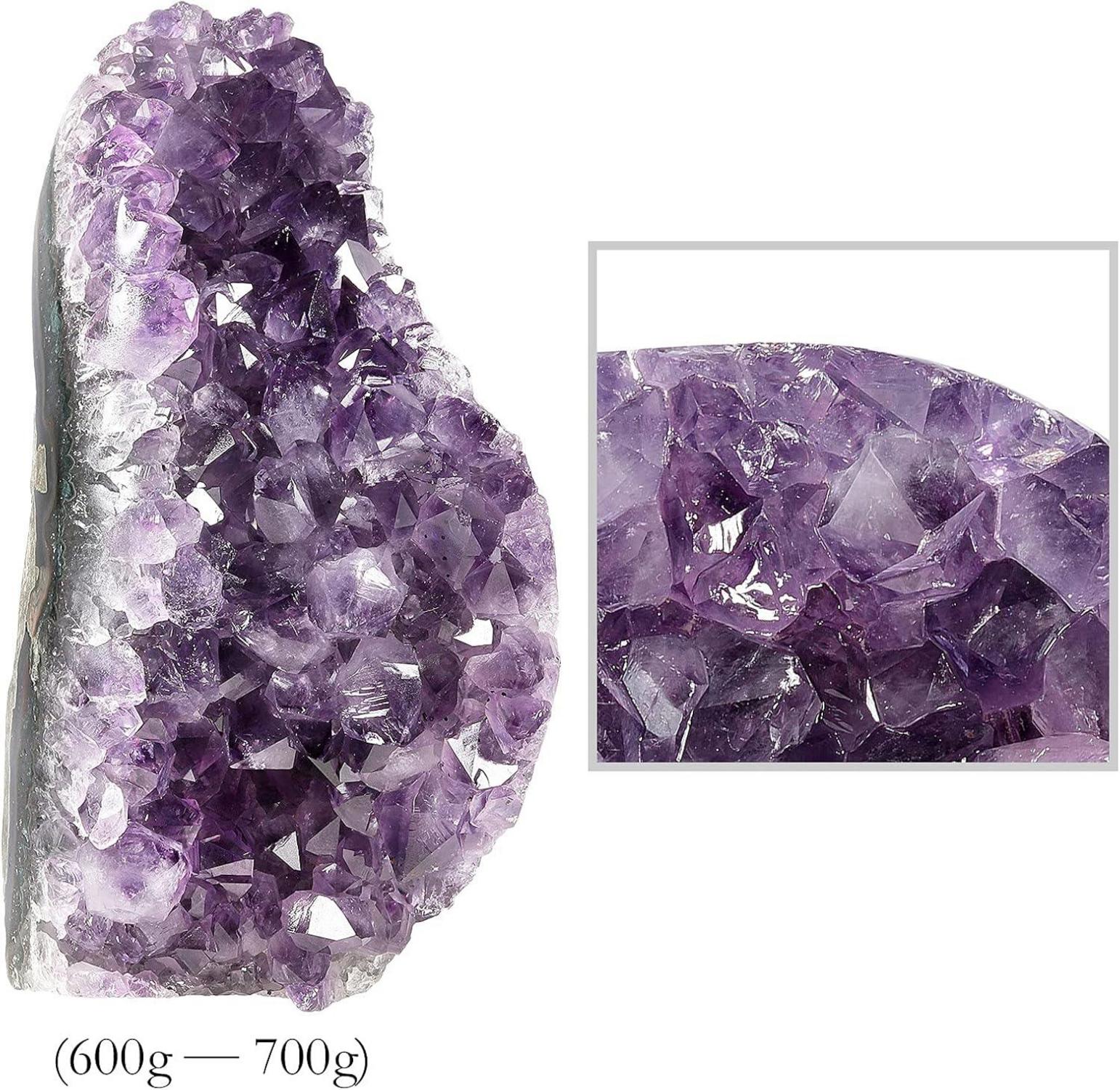 Amethyst Drusensegment Rohstück 600-700 g Fengshui Deko