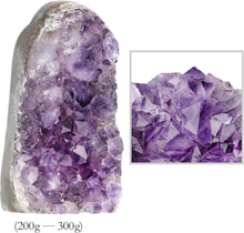 Amethyst Drusensegment Rohstück 200-300g Fengshui Dekoration