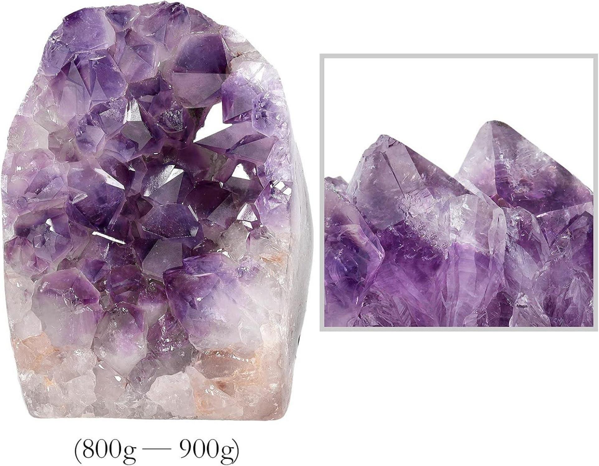 Natürlicher Amethyst Drusen Cluster 800-900g Fengshui