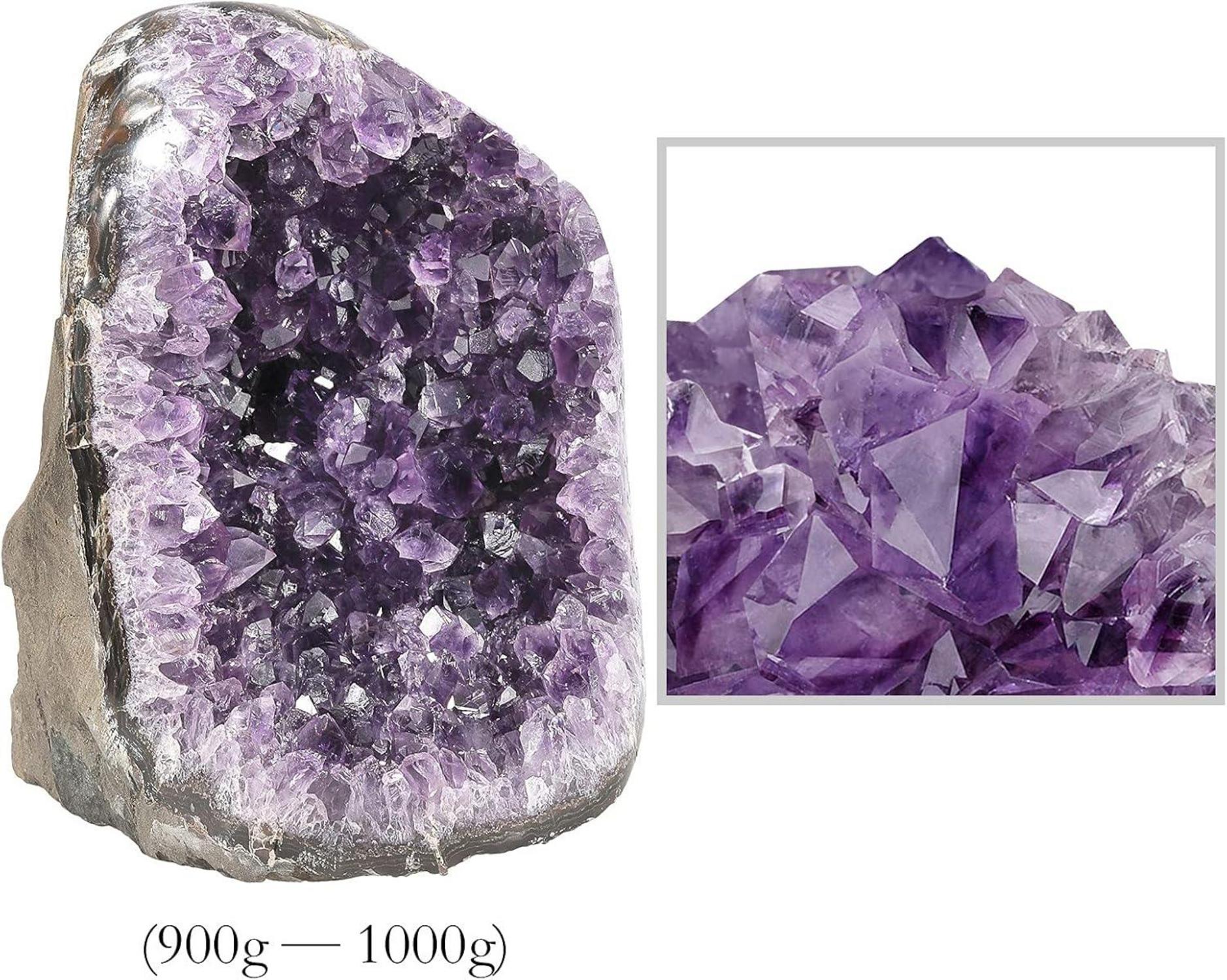Natürlicher Amethyst Drusensegment Rohstein 900-1000 g