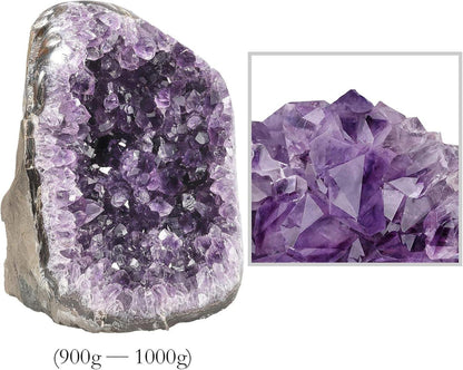 Natürlicher Amethyst Drusensegment Rohstein 900-1000 g