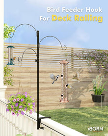Vogelfutterspender Deckhaken Metall 65cm Terrasse Balkon