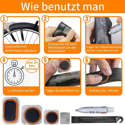 Fahrradreifen Flickzeug Reparaturset mit Patch-Kit