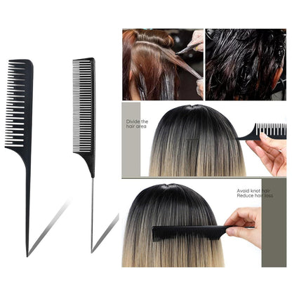 Haarkamm Set Strähnenkämme Färbezubehör Friseursalon