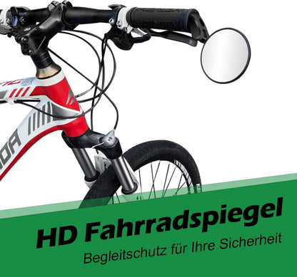 Fahrradspiegel 2 Stück HD 360 Drehbar Klappbar Universal