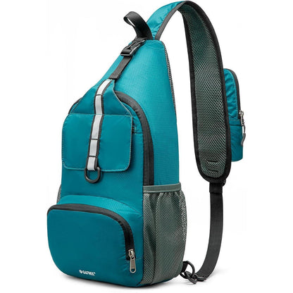 G4Free Brusttasche Faltbarer Schulterrucksack Crossbody 10L