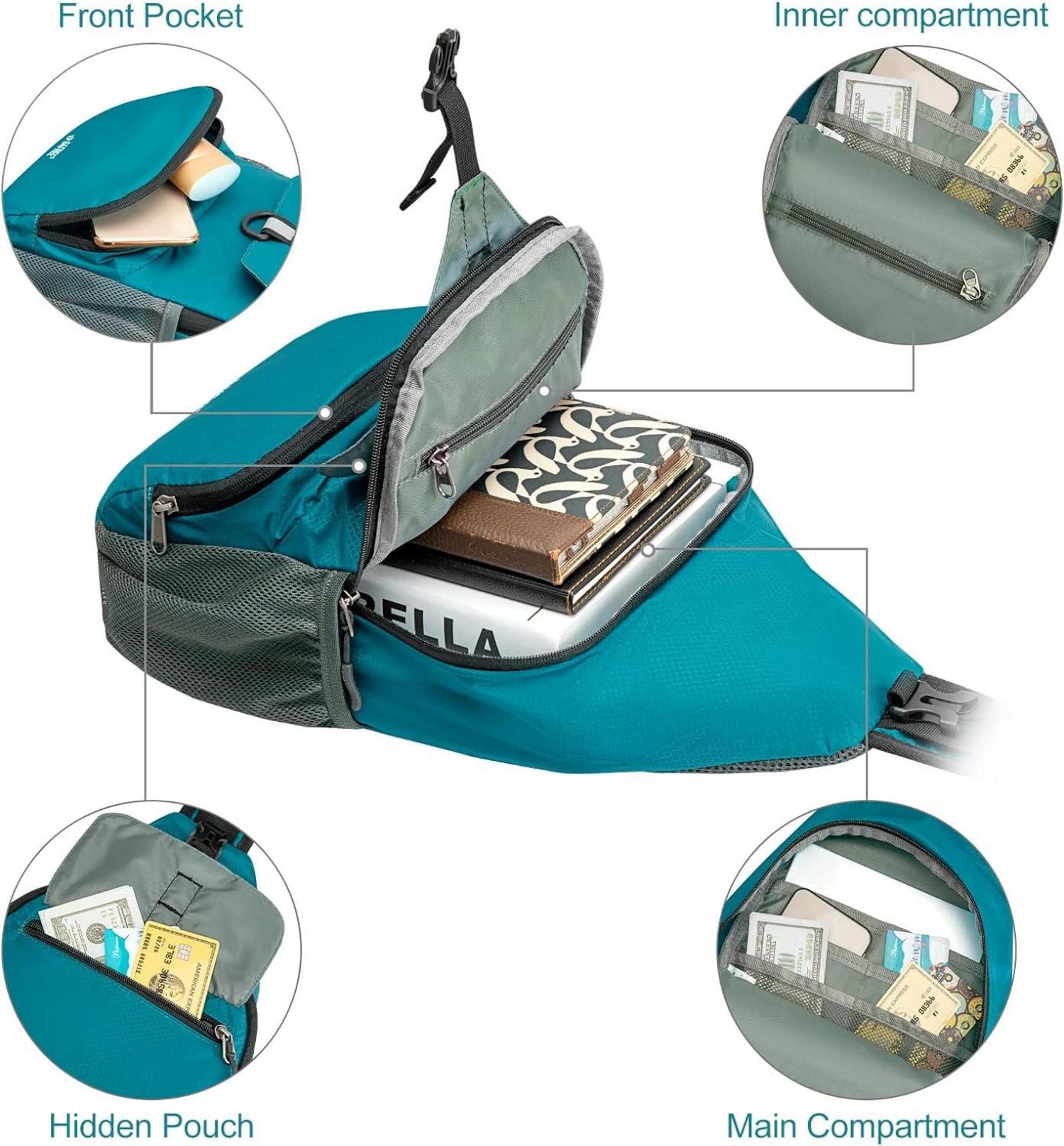 Brusttasche Sling Bags Faltbarer Schulterrucksack Umhängetasche