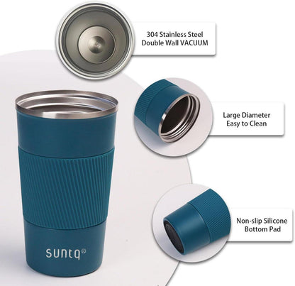 Isolierter Kaffeebecher Thermo 510ml Blau Edelstahl