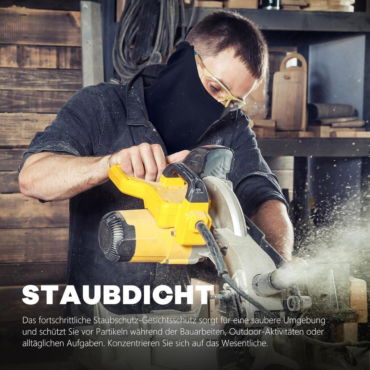 Sturmhaube Multifunktion – Skimaske, Fahrradhaube, UV-Schutz