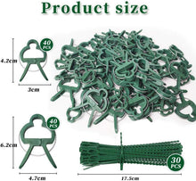 Koitoy 110 PCS Pflanzenclips 2 Größen Rankhilfe Tomaten