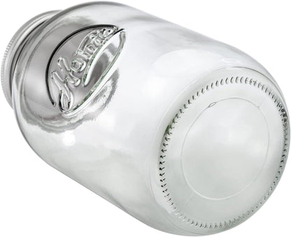 Einmachgläser 3er Set 2L groß, Transparentes Glas, Luftdicht, Breite