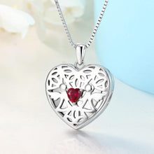Foto Medaillon Herz Anhänger Kette 925 Silber Zirkonia