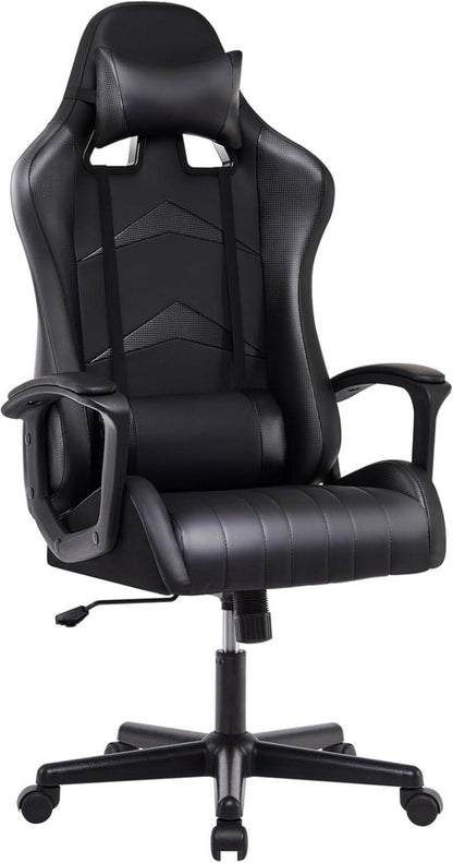 Ergonomischer Gaming Stuhl mit Verstellungen & Kissen