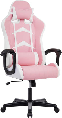Ergonomischer Gaming Stuhl mit verstellbaren Kissen 52 x 49 x 130cm