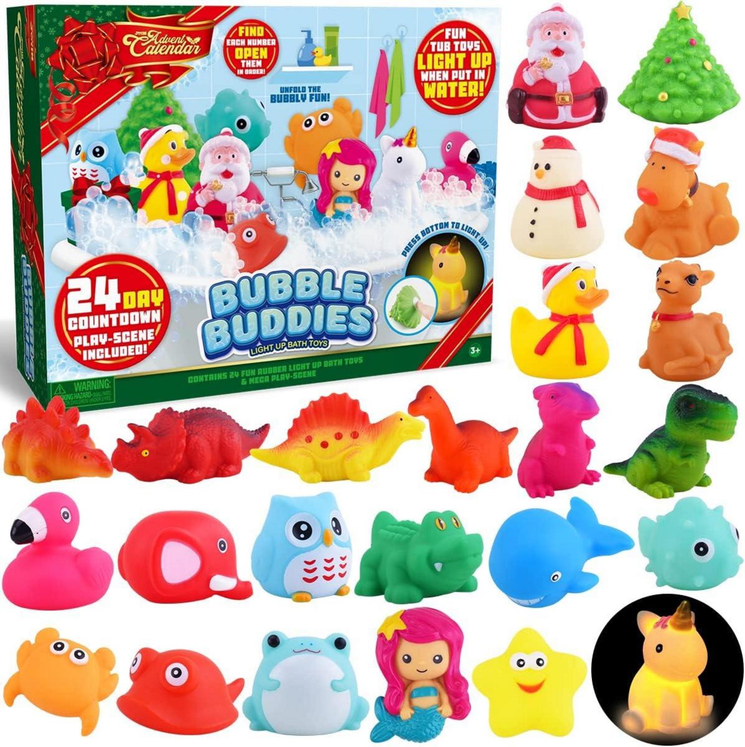 Leuchtende Badespielzeuge Weihnachts Adventskalender 24 Tage Countdown